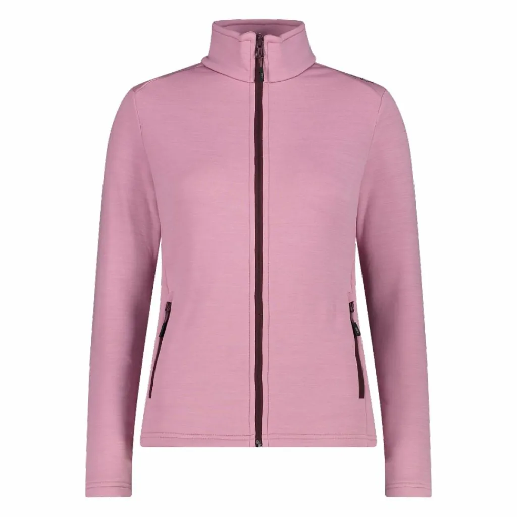 Damen-Fleece Stretch Performance mit durchgehendem Reißverschluss>CMP Discount