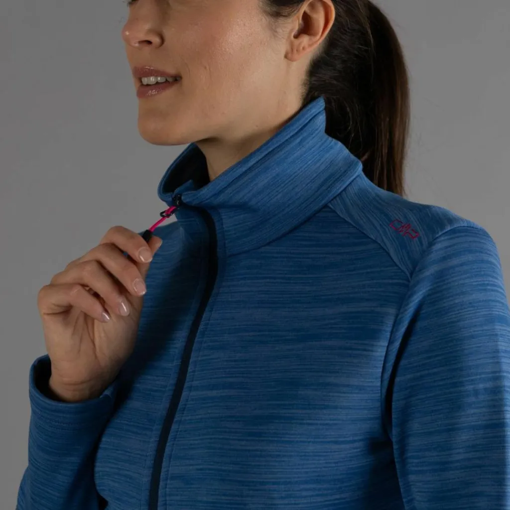 Damen-Fleece Stretch Performance mit durchgehendem Reißverschluss>CMP Discount