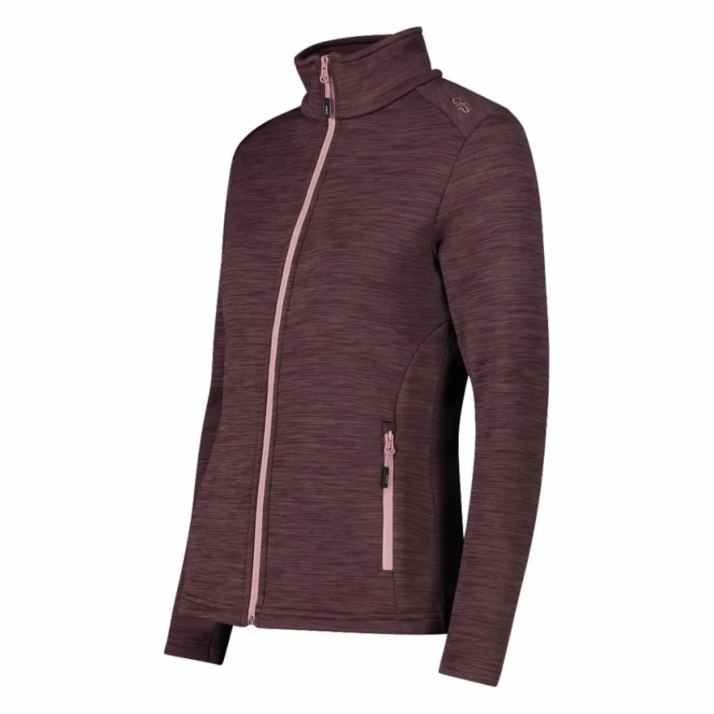Damen-Fleece Stretch Performance mit durchgehendem Reißverschluss>CMP Discount