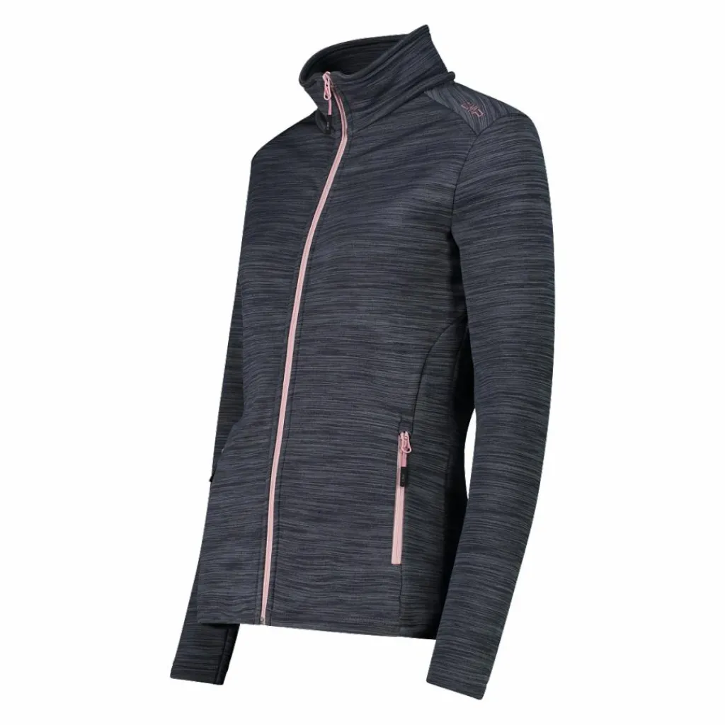 Damen-Fleece Stretch Performance mit durchgehendem Reißverschluss>CMP Discount