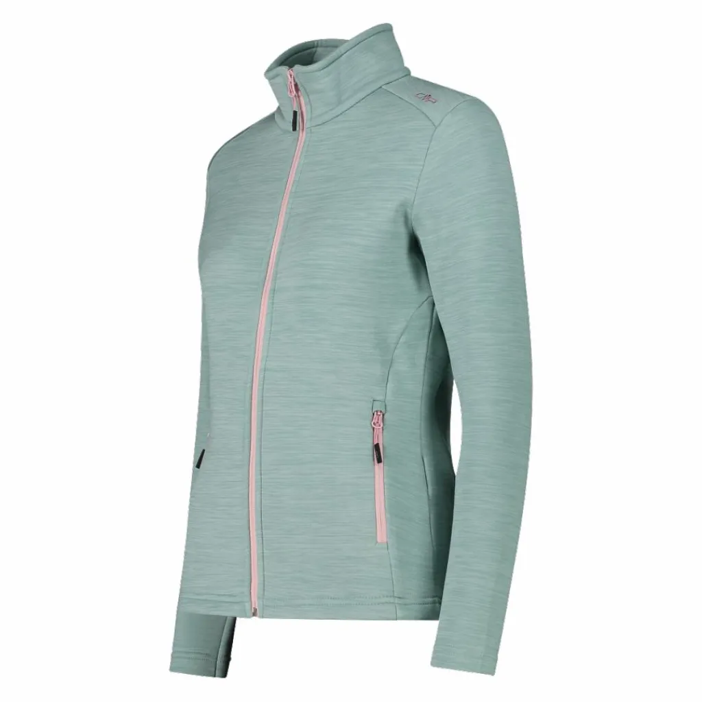 Damen-Fleece Stretch Performance mit durchgehendem Reißverschluss>CMP Discount