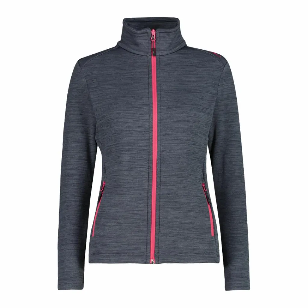 Damen-Fleece Stretch Performance mit durchgehendem Reißverschluss>CMP Discount