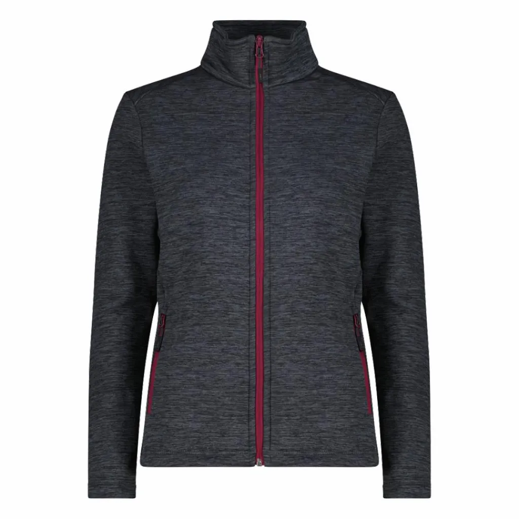 Damen-Fleece Stretch Performance mit durchgehendem Reißverschluss>CMP Discount