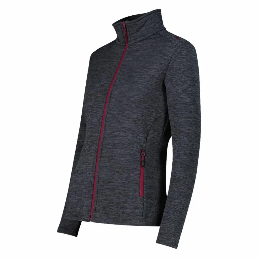 Damen-Fleece Stretch Performance mit durchgehendem Reißverschluss>CMP Discount