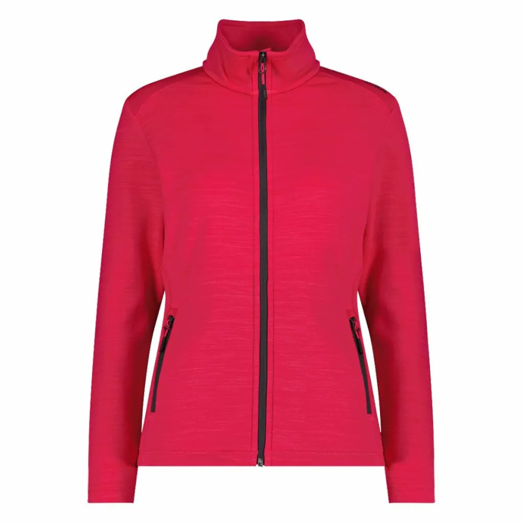 Damen-Fleece Stretch Performance mit durchgehendem Reißverschluss>CMP Discount
