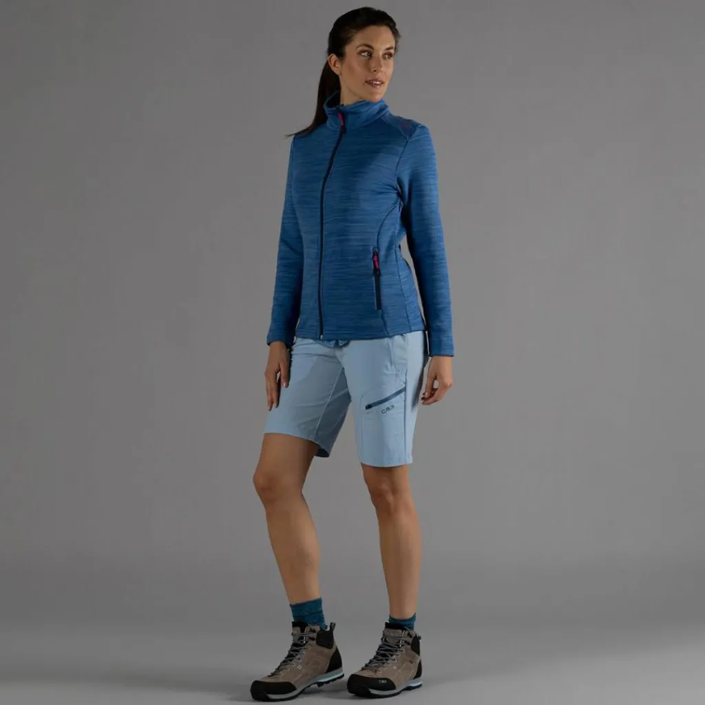 Damen-Fleece Stretch Performance mit durchgehendem Reißverschluss>CMP Discount