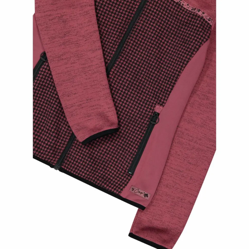 Damen-Fleecejacke aus bedrucktem Knit Tech>CMP Best