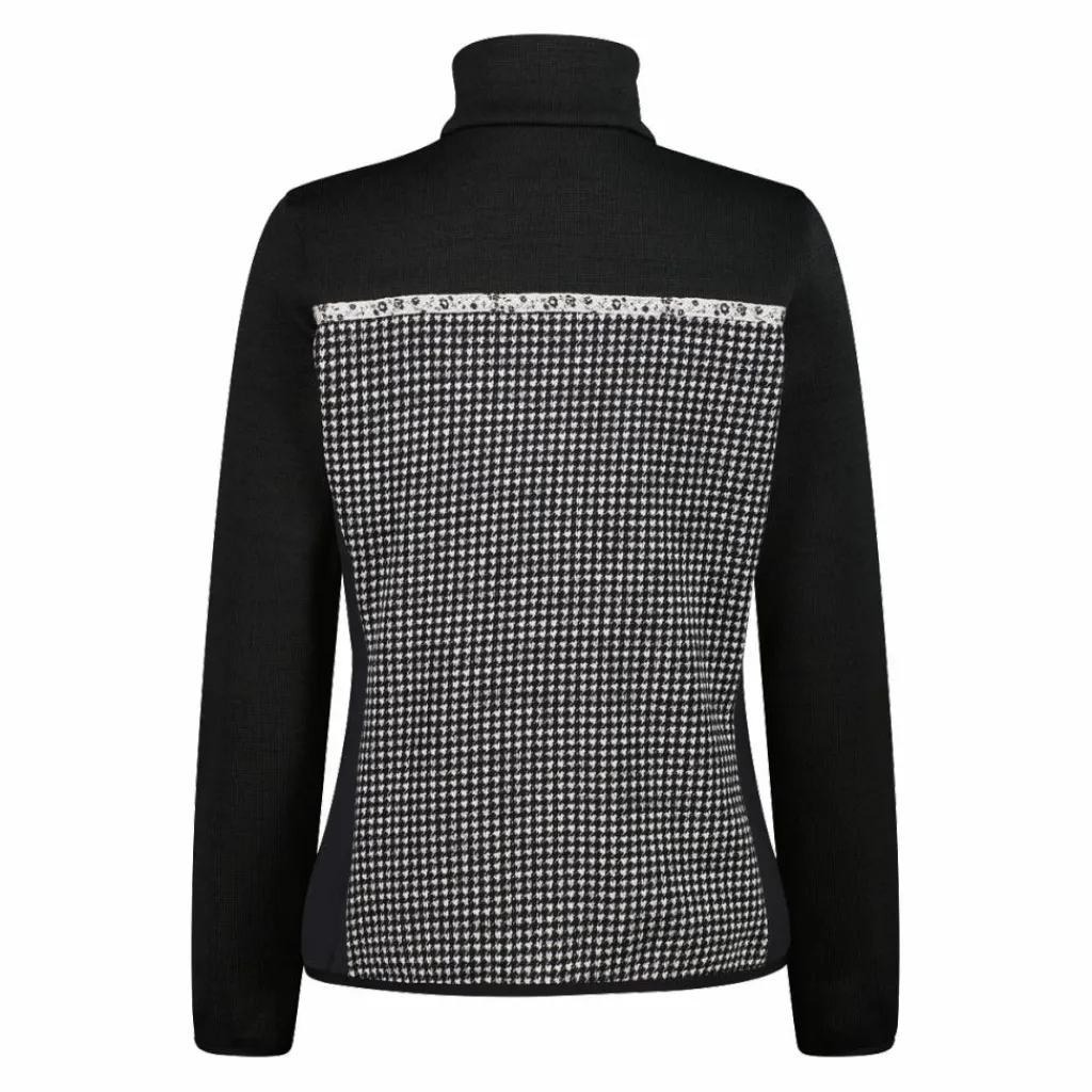 Damen-Fleecejacke aus bedrucktem Knit Tech>CMP Best