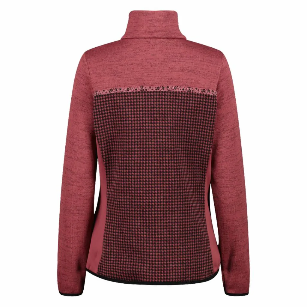 Damen-Fleecejacke aus bedrucktem Knit Tech>CMP Best