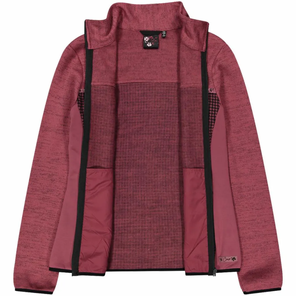 Damen-Fleecejacke aus bedrucktem Knit Tech>CMP Best