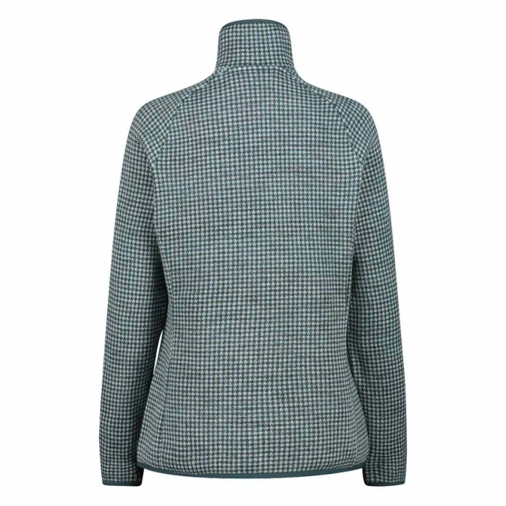 Damen-Fleecejacke aus bedrucktem Knit Tech>CMP Hot