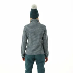 Damen-Fleecejacke aus bedrucktem Knit Tech><noscript><img width=