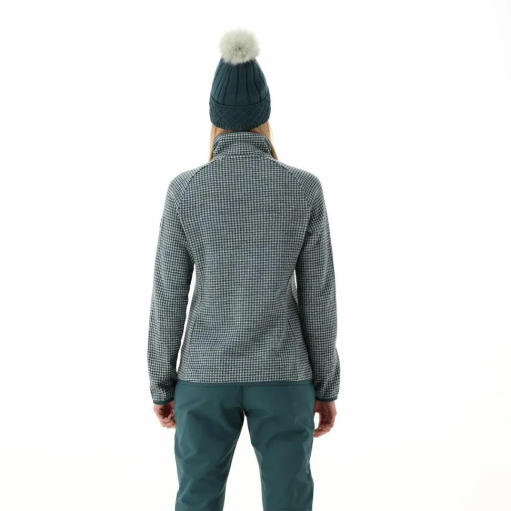 Damen-Fleecejacke aus bedrucktem Knit Tech>CMP Hot