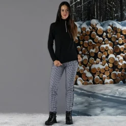Damen-Fleecepullover aus Grid Tech mit Stehkragen><noscript><img width=