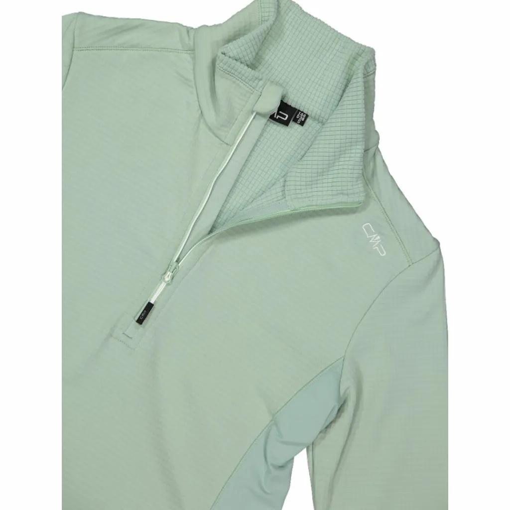 Damen-Fleecepullover aus Grid Tech mit Stehkragen>CMP Discount