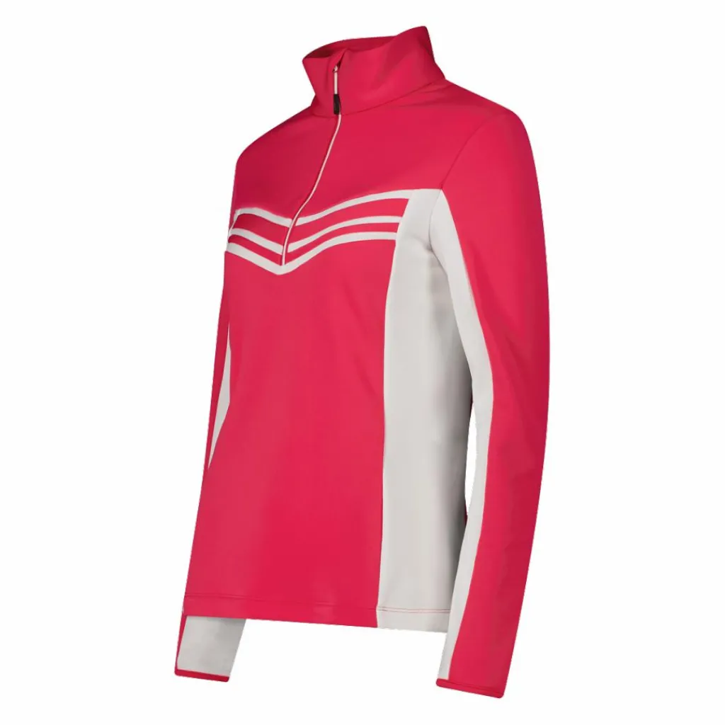 Damen-Fleeceshirt Stretch Performance mit kontrastierenden Details>CMP New