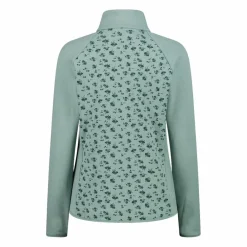 Damen-Fleece-Sweatshirt aus Stretch-Performance, bedruckt mit Melange-Details>CMP Hot