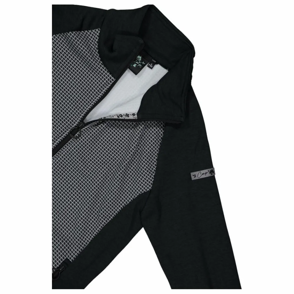 Damen-Fleece-Sweatshirt aus Stretch-Performance, bedruckt mit Melange-Details>CMP Hot