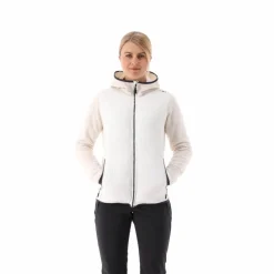 Damen-Hybrid-Fleecejacke aus Knit Tech><noscript><img width=