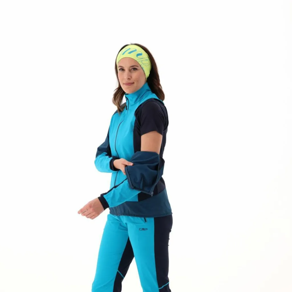 Damen-Hybridjacke mit abnehmbaren Ärmeln>CMP Clearance