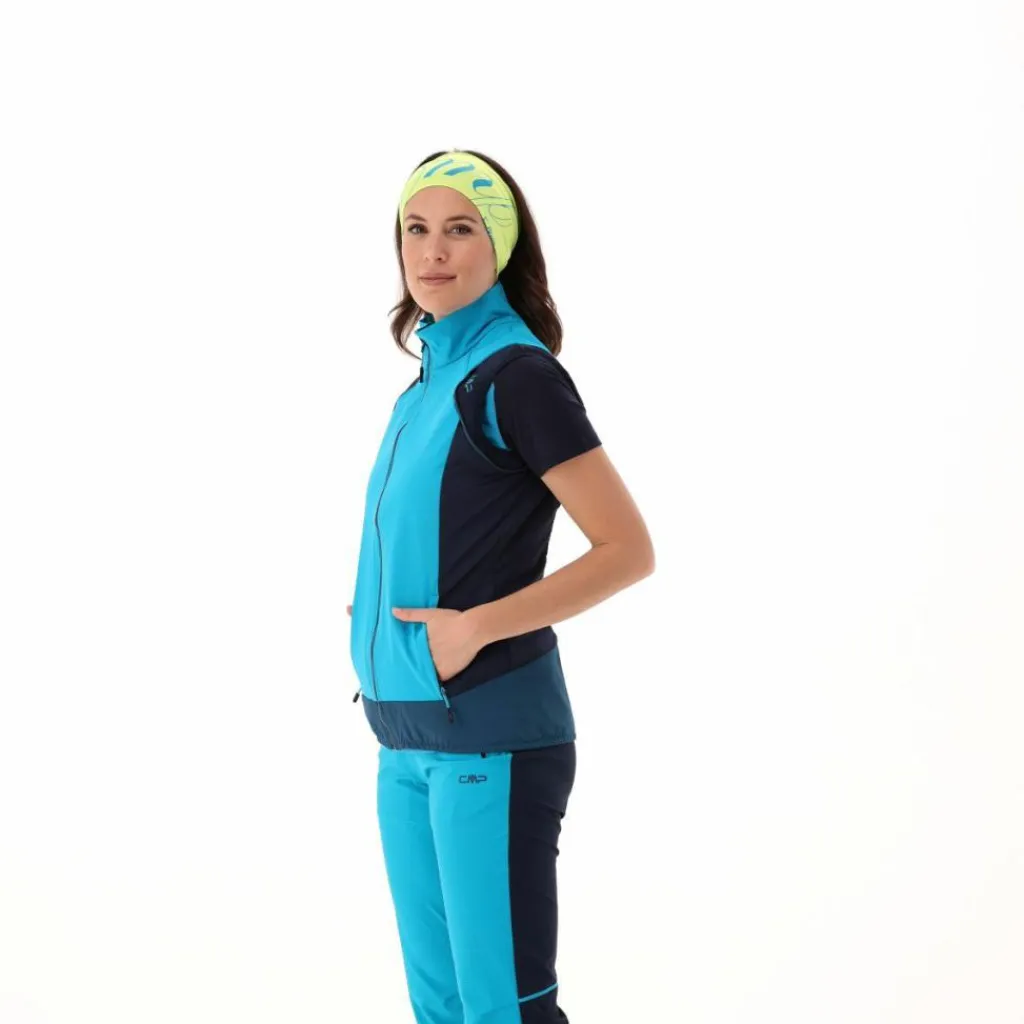 Damen-Hybridjacke mit abnehmbaren Ärmeln>CMP Clearance