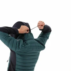 Damen-Hybridjacke Unlimitech wattiert mit PrimaLoft® Black ThermoPlume mit Kapuze><noscript><img width=