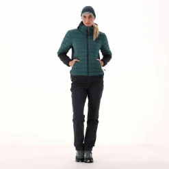 Damen-Hybridjacke Unlimitech wattiert mit PrimaLoft® Black ThermoPlume mit Kapuze><noscript><img width=