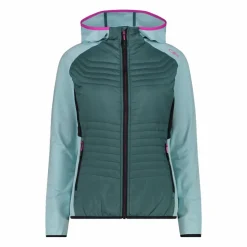 Damen-Hybridjacke Unlimitech aus Stretch Performance mit Kapuze>CMP Clearance