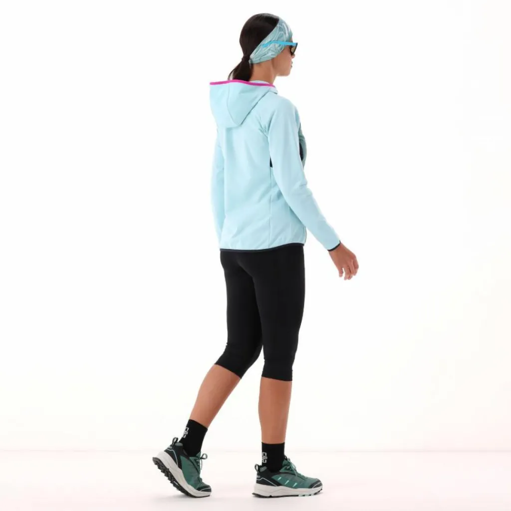 Damen-Hybridjacke Unlimitech aus Stretch Performance mit Kapuze>CMP Clearance