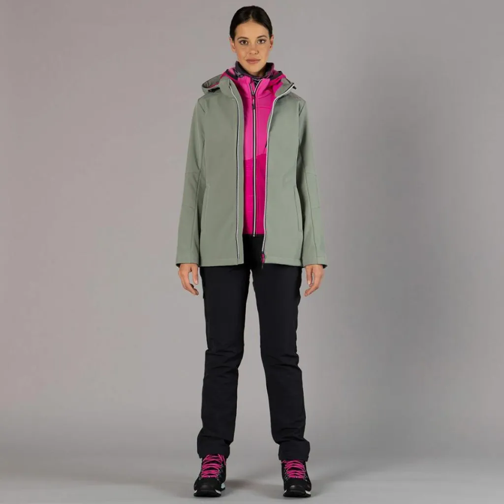 Damenjacke aus Softshell Comfort Fit>CMP Hot