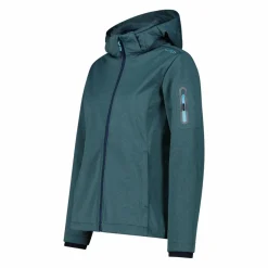Damenjacke aus Softshell Meliert><noscript><img width=