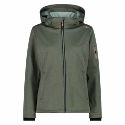 Damenjacke aus Softshell Meliert><noscript><img width=