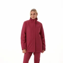 Damenjacke mit abnehmbarer Kapuze und Innenseite><noscript><img data-lazyloaded=