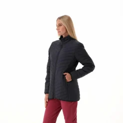 Damenjacke mit abnehmbarer Kapuze und Innenseite><noscript><img data-lazyloaded=