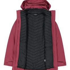 Damenjacke mit abnehmbarer Kapuze und Innenseite><noscript><img data-lazyloaded=