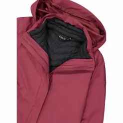 Damenjacke mit abnehmbarer Kapuze und Innenseite><noscript><img data-lazyloaded=