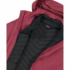 Damenjacke mit abnehmbarer Kapuze und Innenseite><noscript><img data-lazyloaded=