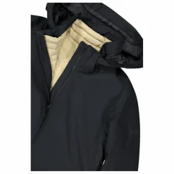 Damenjacke mit abnehmbarer Kapuze und Innenseite><noscript><img data-lazyloaded=