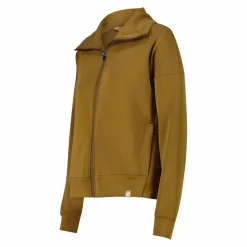 Damenjacke mit Reißverschluss aus Modal mit matt glänzendem Finish><noscript><img width=