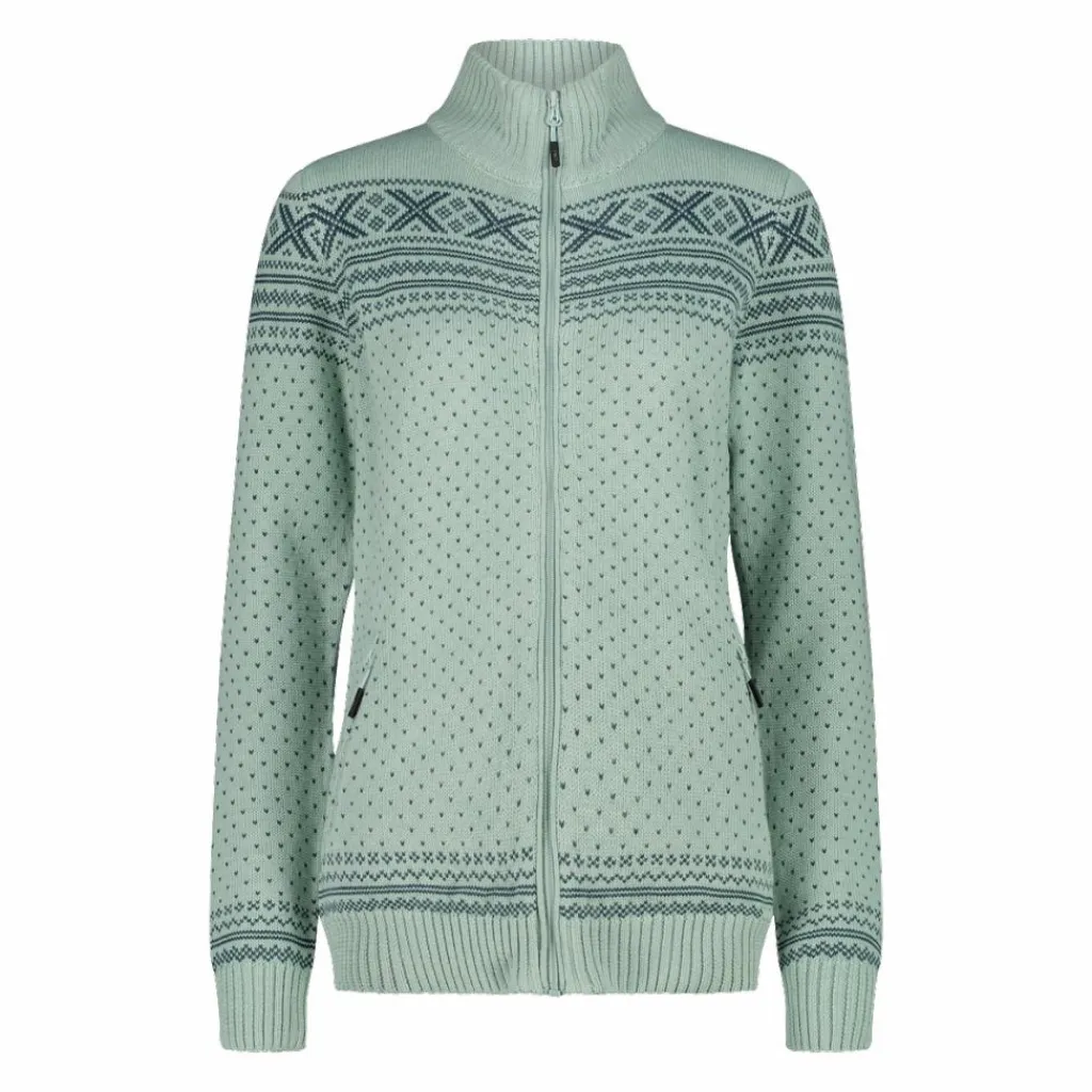Damenjacke mit Reißverschluss aus Wooltech>CMP Best