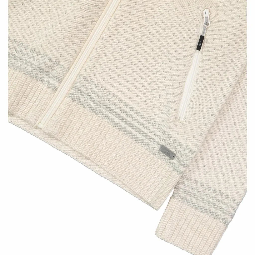 Damenjacke mit Reißverschluss aus Wooltech>CMP Best