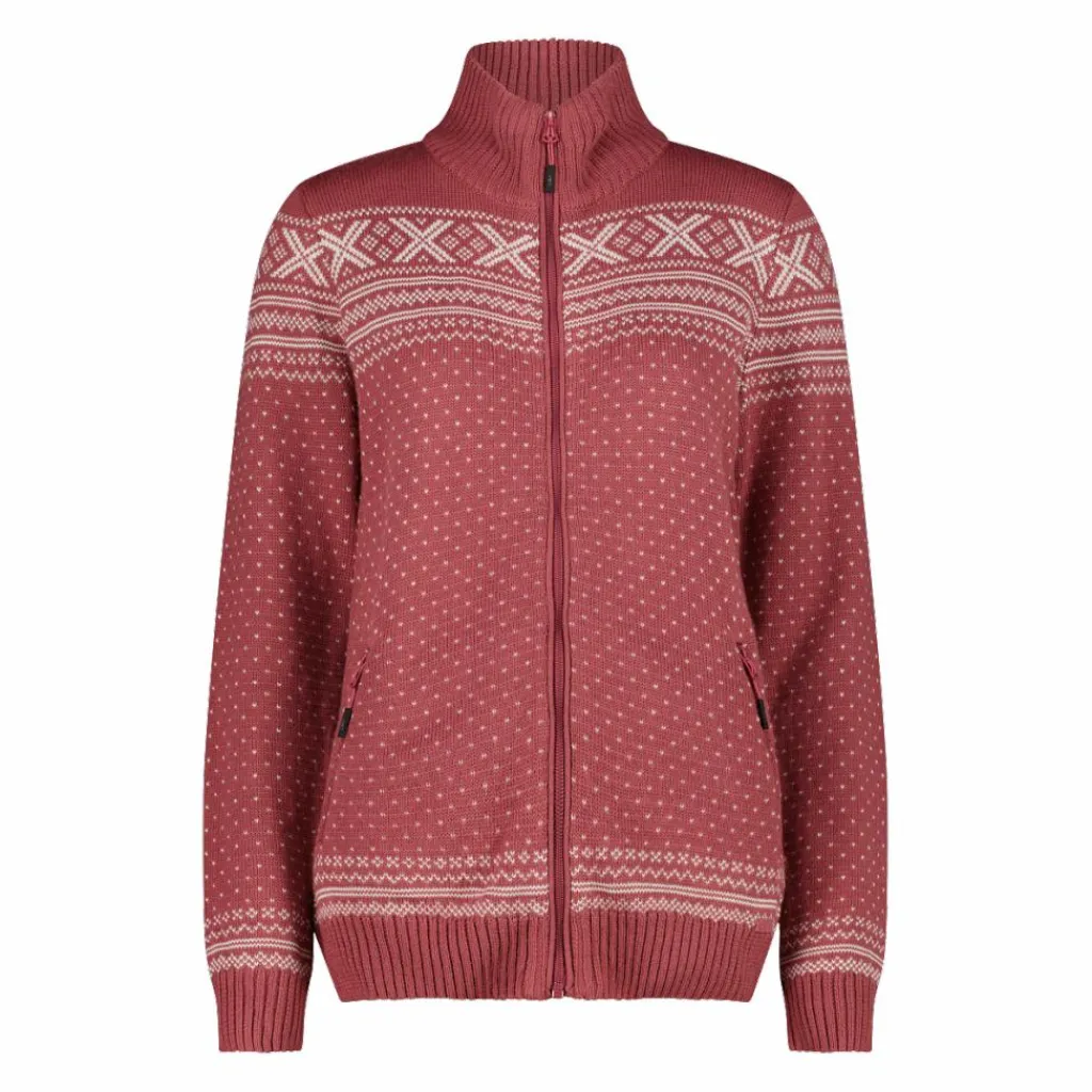 Damenjacke mit Reißverschluss aus Wooltech>CMP Best