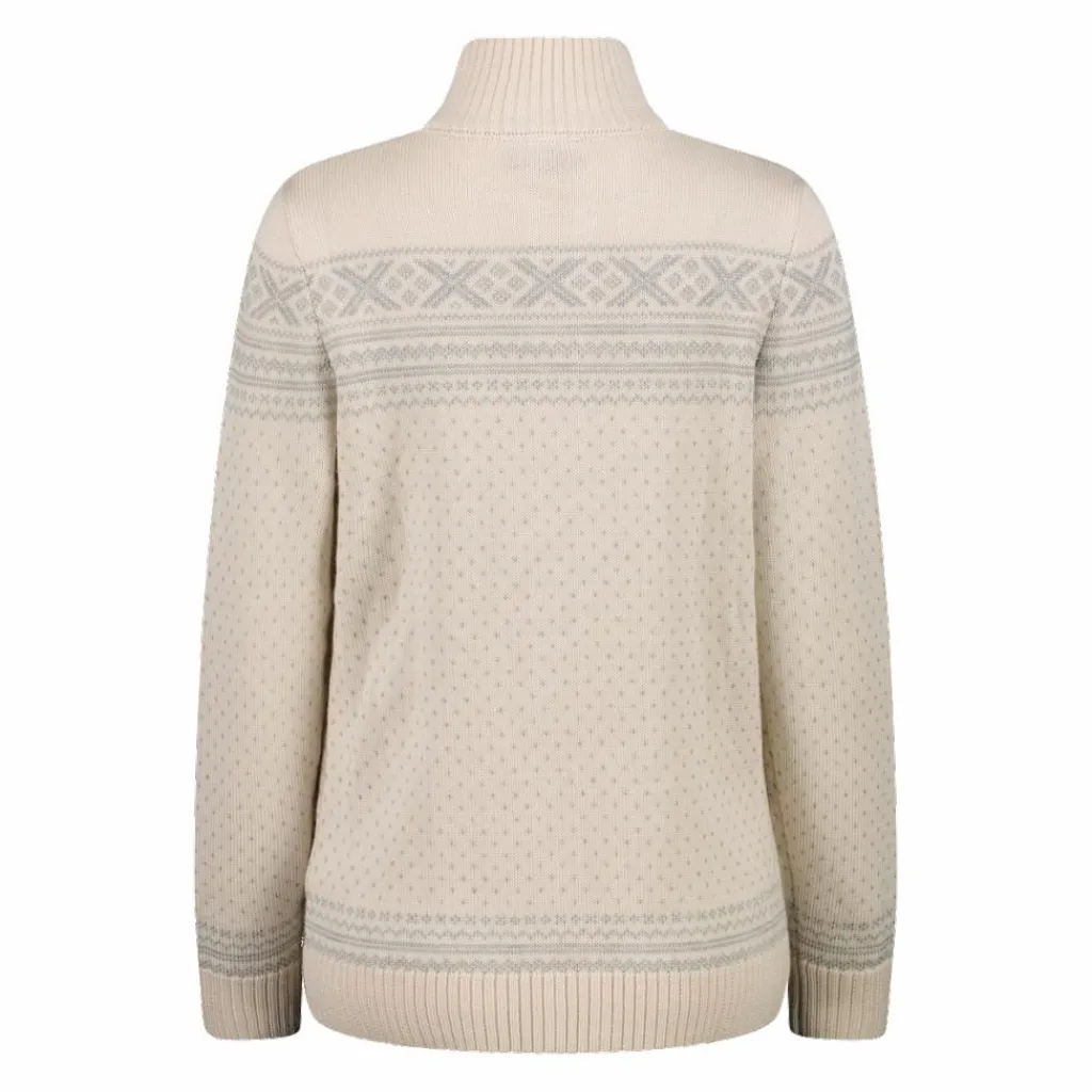Damenjacke mit Reißverschluss aus Wooltech>CMP Best