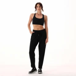 Damen-Jogginghose aus Stretch-French Terry Gewebe><noscript><img width=