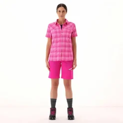Damen-Kurzarmhemd mit Karomuster><noscript><img width=