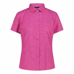 Damen-Kurzarm-shirt mit floralem Muster><noscript><img data-lazyloaded=