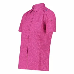Damen-Kurzarm-shirt mit floralem Muster><noscript><img data-lazyloaded=