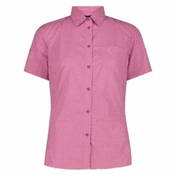 Damen-Kurzarm-shirt mit floralem Muster><noscript><img data-lazyloaded=