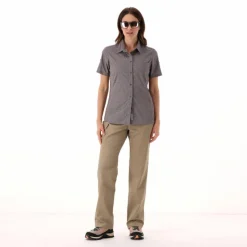 Damen-Kurzarm-shirt mit floralem Muster><noscript><img data-lazyloaded=