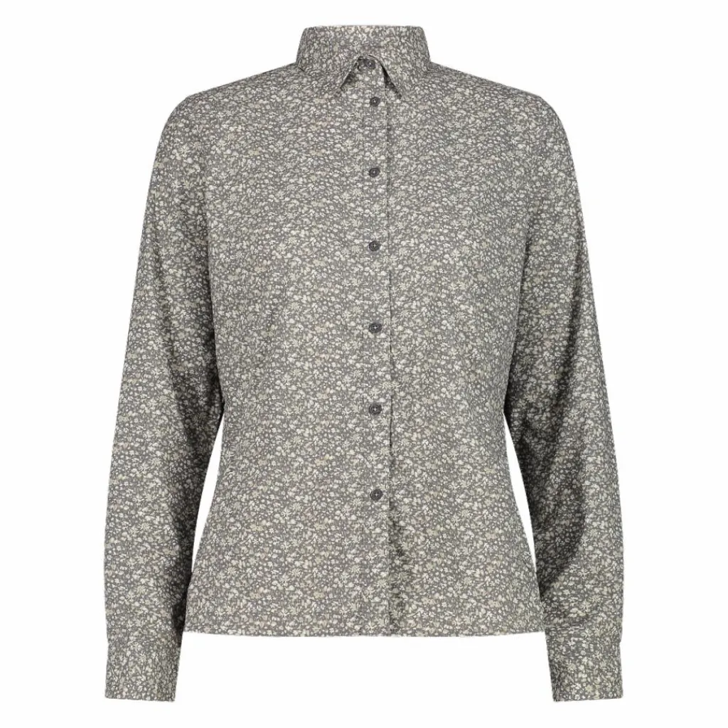Damen-Langarm-shirt mit geometrischem Druck>CMP Hot